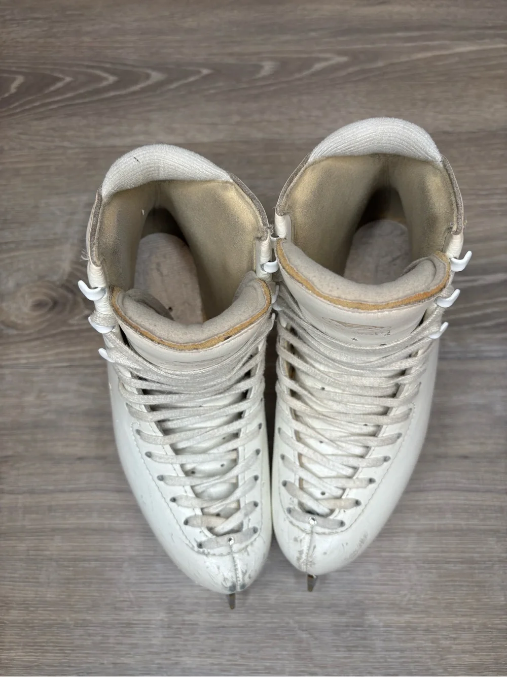 Edea Overture White Figure Skates 230 C w/ John Wilson Coronation Ace Blades